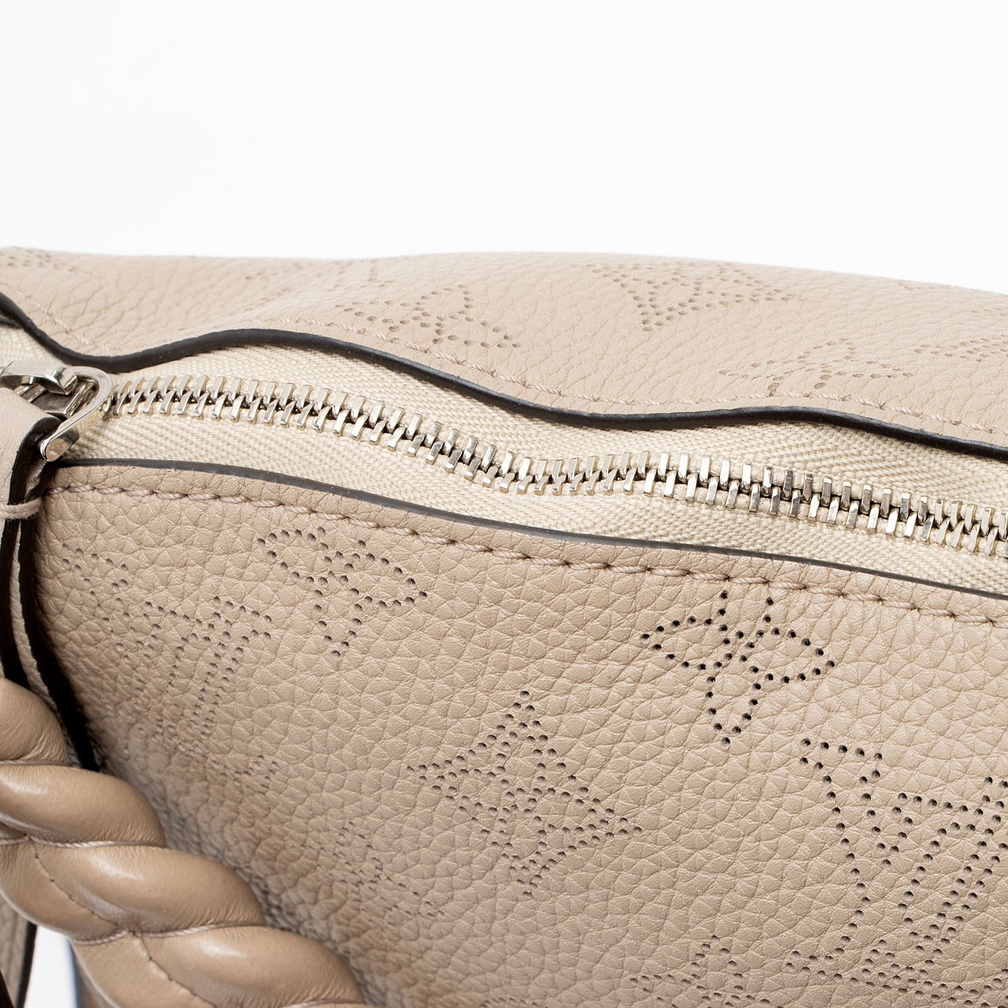 Louis Vuitton Mahina Leather Babylone Chain BB Satchel