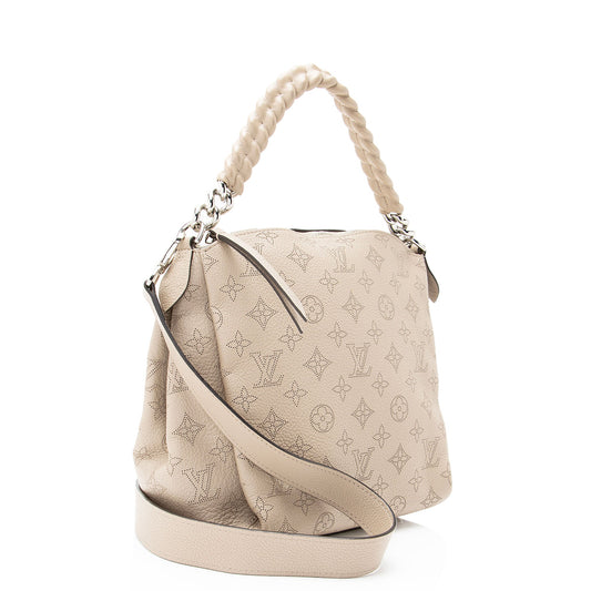 Louis Vuitton Mahina Leather Babylone Chain BB Satchel