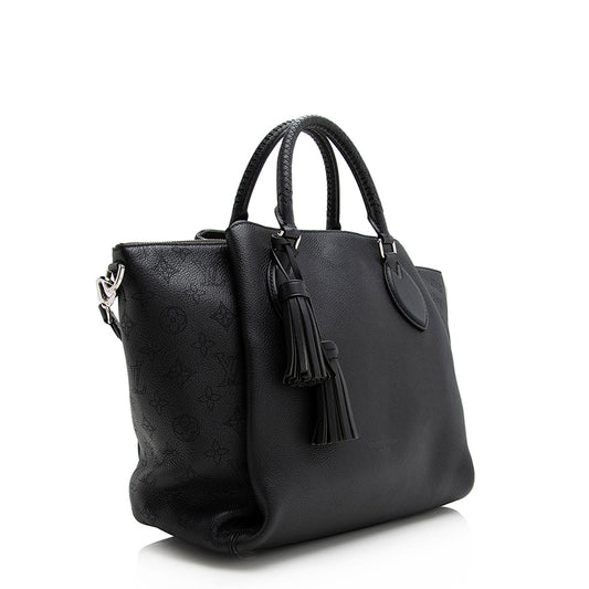 Louis Vuitton Mahina Leather Haumea Satchel (SHF-21619)