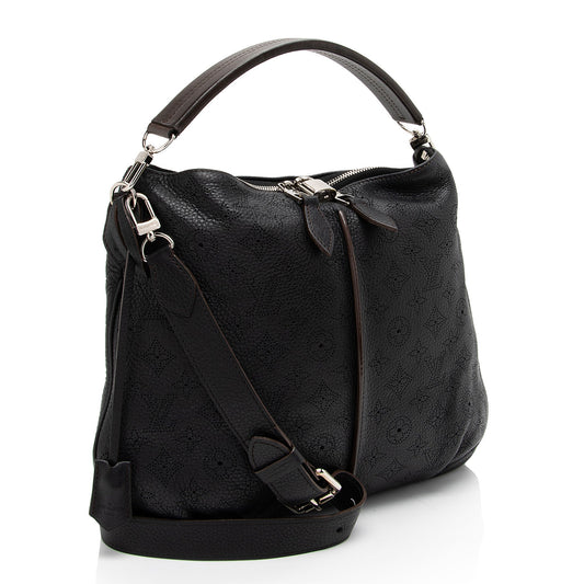 Louis Vuitton Mahina Leather Selene PM Shoulder Bag (SHF-oPhxXw)