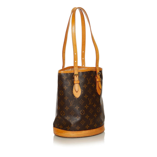 Louis Vuitton Monogram Bucket PM (SHG-34404)
