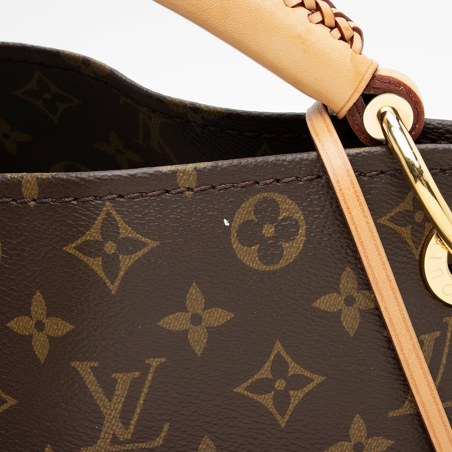 Louis Vuitton Monogram Canvas Artsy MM Shoulder Bag (SHF-23698)