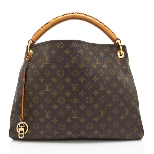 Louis Vuitton Monogram Canvas Artsy MM Shoulder Bag (SHF-Xnlfsn)