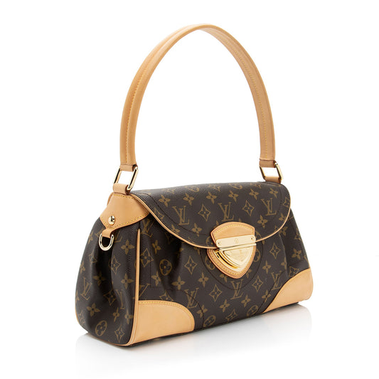 Louis Vuitton Monogram Canvas Beverly MM Shoulder Bag (SHF-TUvD5R)