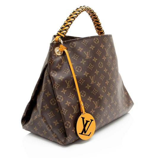 Louis Vuitton Monogram Canvas Braided Artsy MM Shoulder Bag