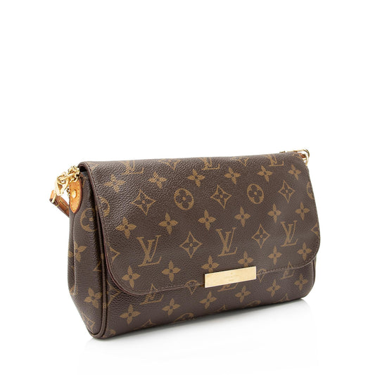 Louis Vuitton Monogram Canvas Favorite MM Shoulder Bag (SHF-jdJmNz)