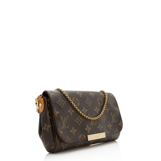 Louis Vuitton Monogram Canvas Favorite PM Shoulder Bag (SHF-22737)