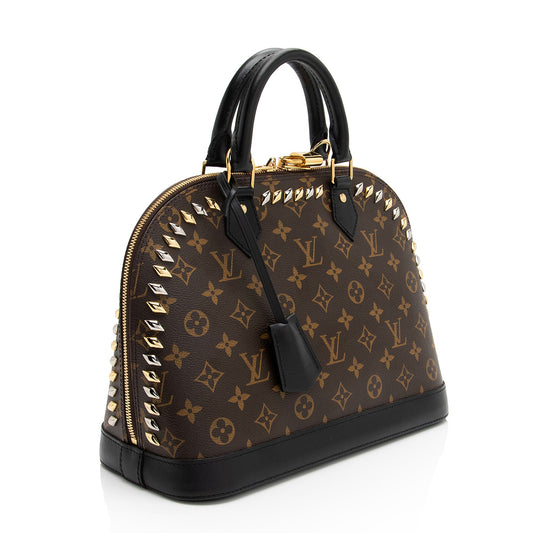 Louis Vuitton Monogram Canvas Metal Stones Alma PM Satchel (SHF-RXS9fl)