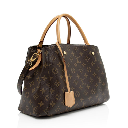 Louis Vuitton Monogram Canvas Montaigne MM Tote (SHF-Ol0huJ)