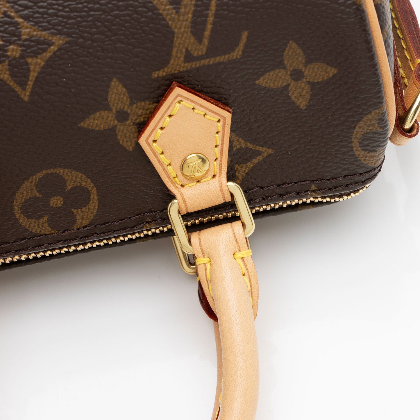 Louis Vuitton Monogram Canvas Nano Speedy Satchel (SHF-6ETzal)