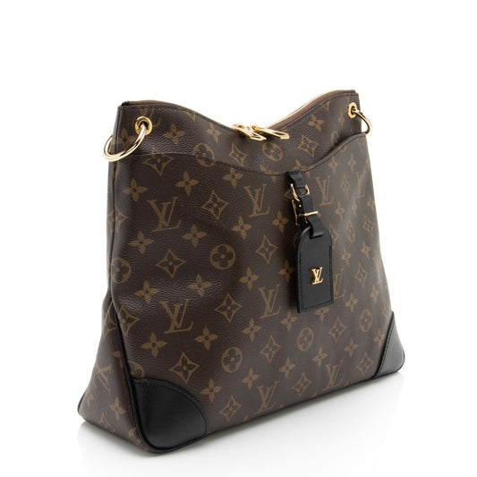 Louis Vuitton Monogram Canvas Odeon MM NM Shoulder Bag (SHF-VnY1WF)