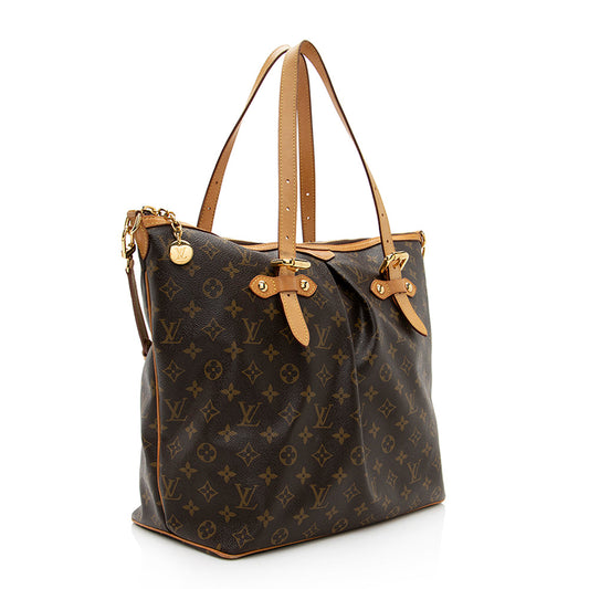 Louis Vuitton Monogram Canvas Palermo GM Tote - (SHF-19890)