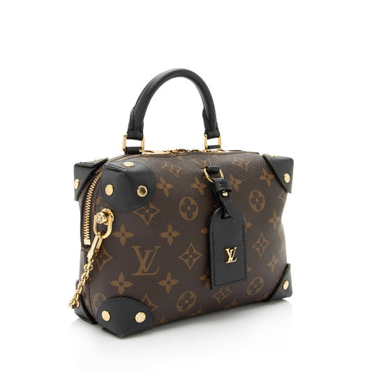 Louis Vuitton Monogram Canvas Petite Malle Souple Satchel