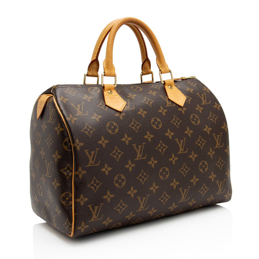 Louis Vuitton Monogram Canvas Speedy 30 Satchel (SHF-CH3OjS)