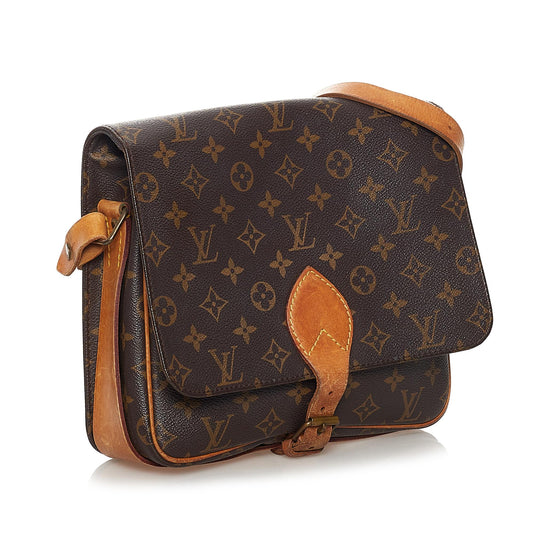 Louis Vuitton Monogram Cartouchiere MM (SHG-33352)