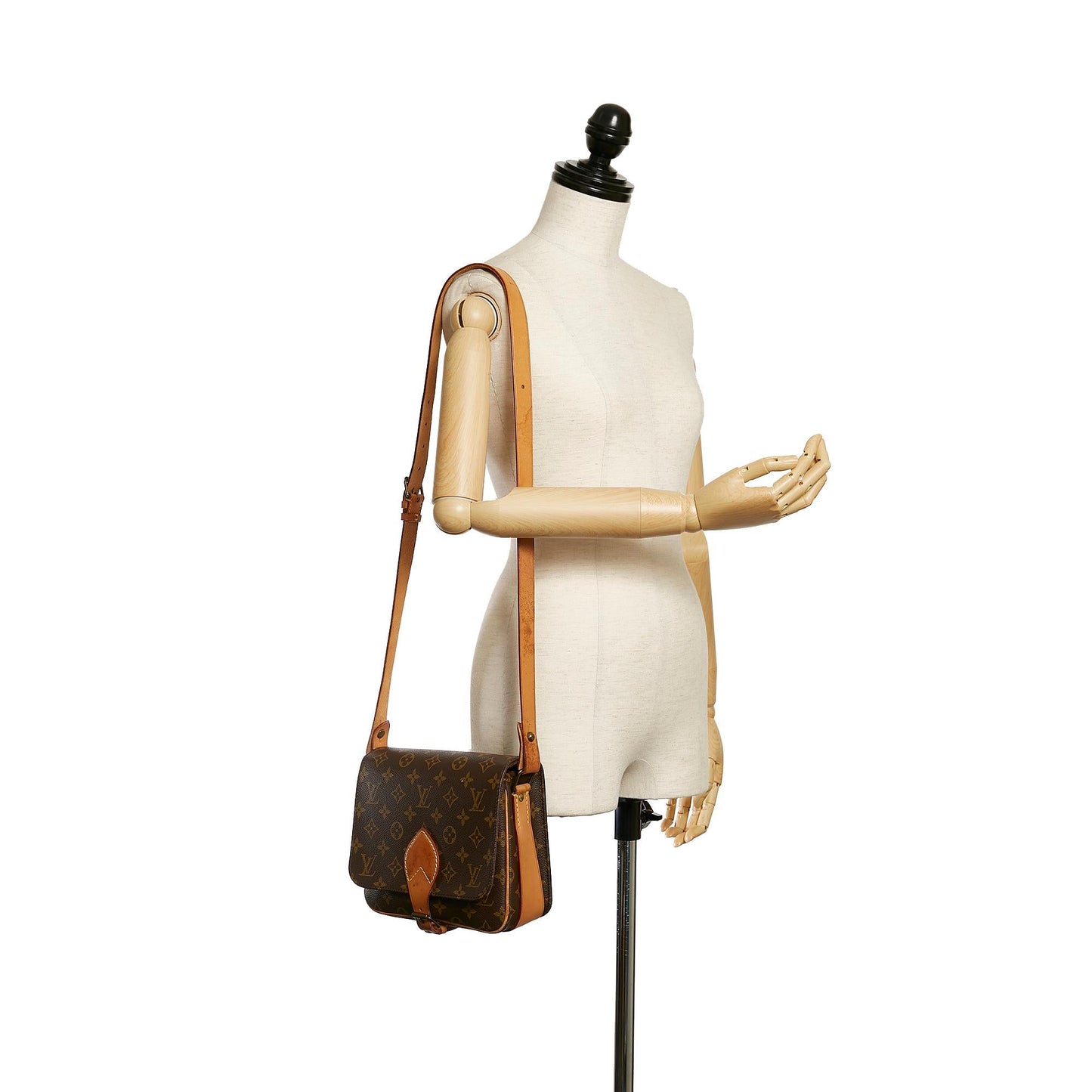Louis Vuitton Monogram Cartouchiere MM (SHG-34703)