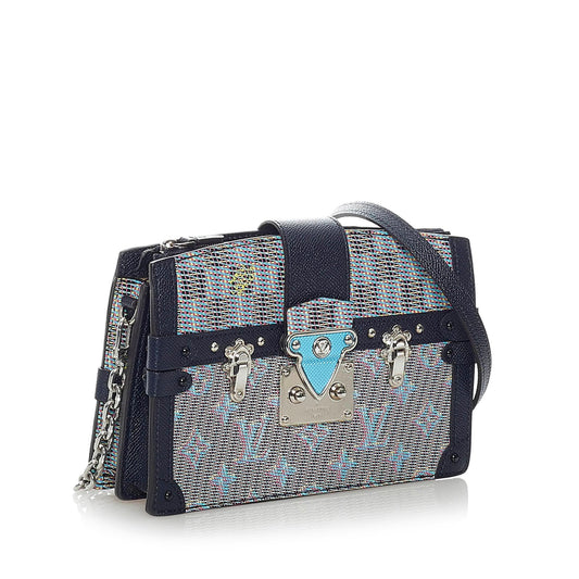 Louis Vuitton Monogram Damier Pop Trunk Clutch