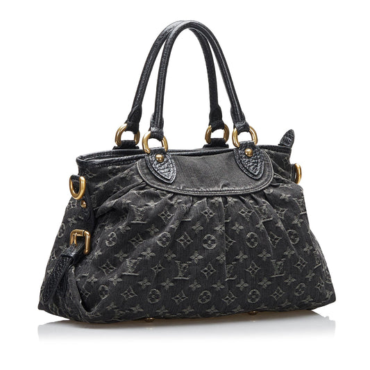 Louis Vuitton Monogram Denim Neo Cabby MM (SHG-jCUw4G)