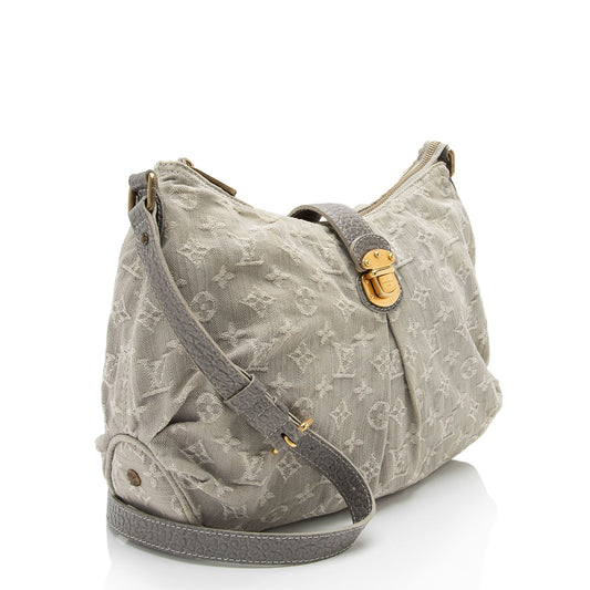 Louis Vuitton Monogram Denim Slightly Shoulder Bag (SHF-1Y05lC)