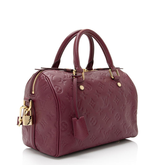 Louis Vuitton Monogram Empreinte Speedy Bandouliere 25 Satchel - (SHF-7YVpMd)