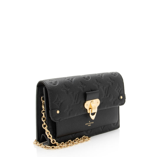 Louis Vuitton Monogram Empreinte Vavin Chain Wallet