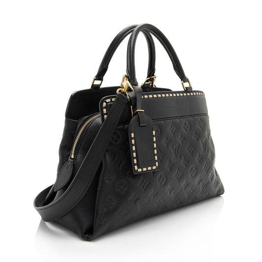 Louis Vuitton Monogram Empreinte Vosges MM Satchel (SHF-PIWHp2)