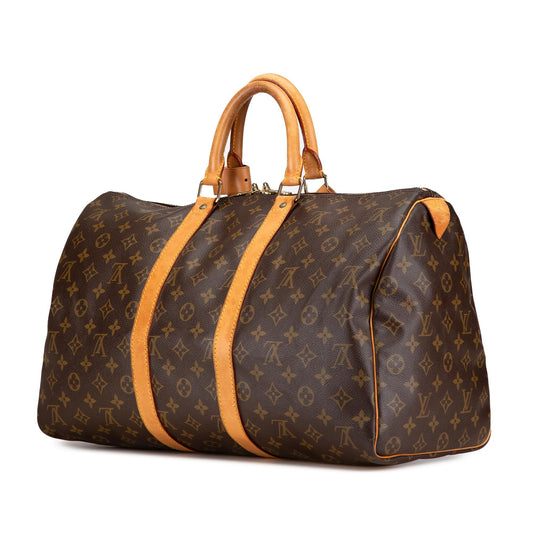 Louis Vuitton Monogram Keepall 45 (SHG-TMNJYs)