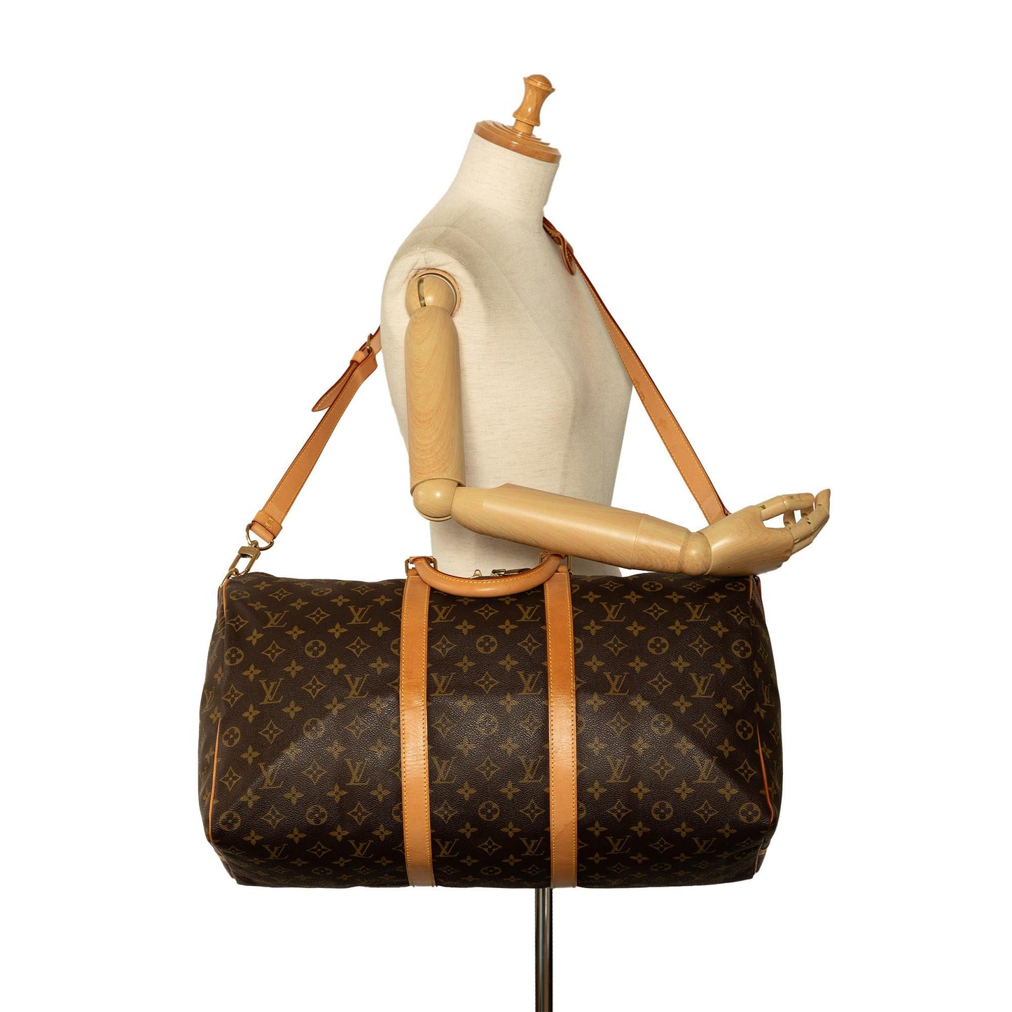 Louis Vuitton Monogram Keepall Bandouliere 50 (SHG-I0n5a9)