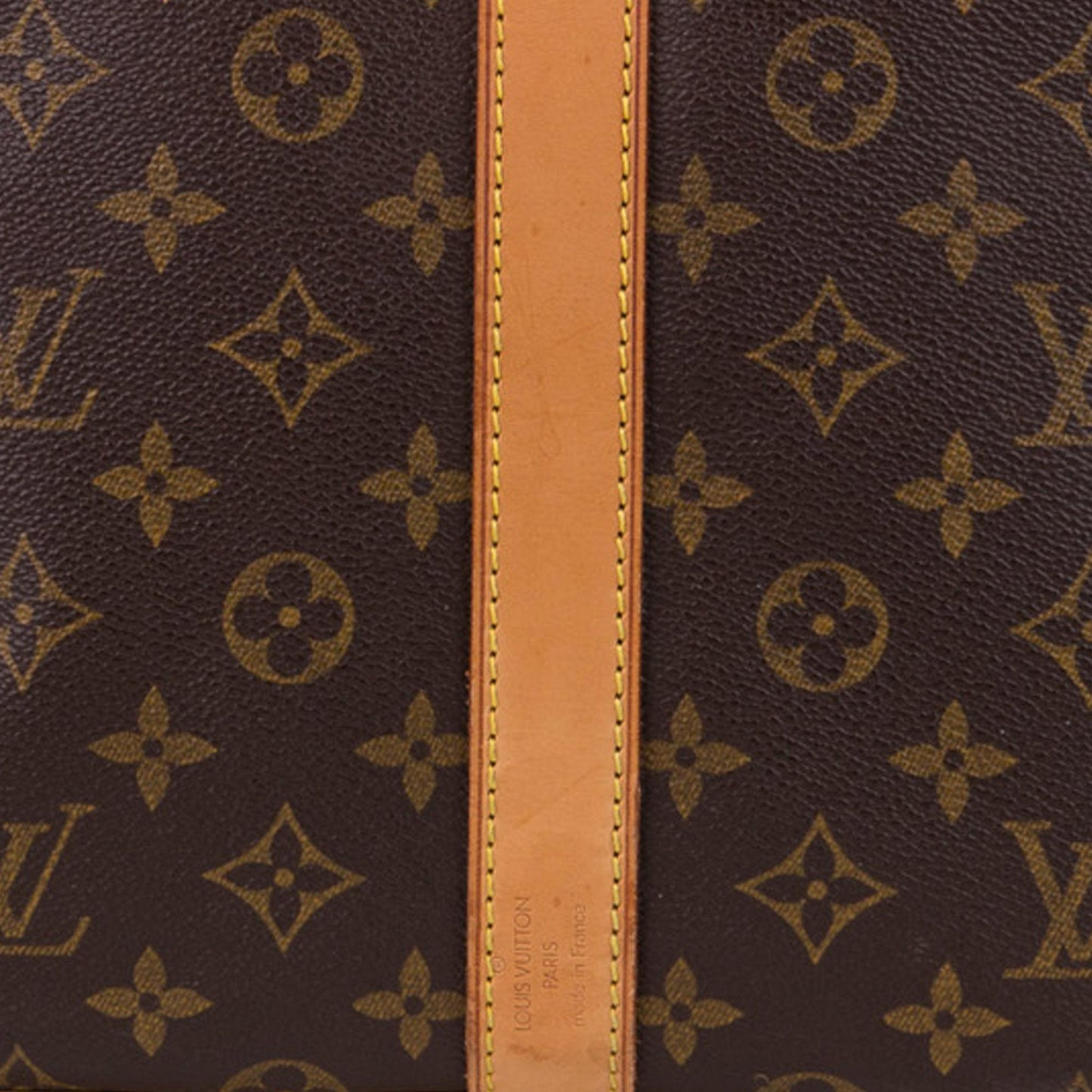 Louis Vuitton Monogram Keepall Bandouliere 55 (SHG-35116)