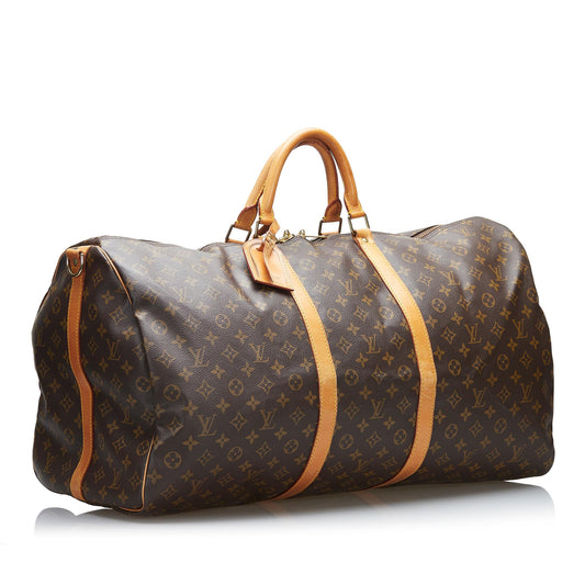 Louis Vuitton Monogram Keepall Bandouliere 60 (SHG-cEHalE)