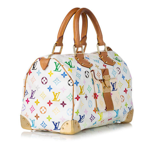 Louis Vuitton Monogram Multicolore Speedy 30 (SHG-30401)