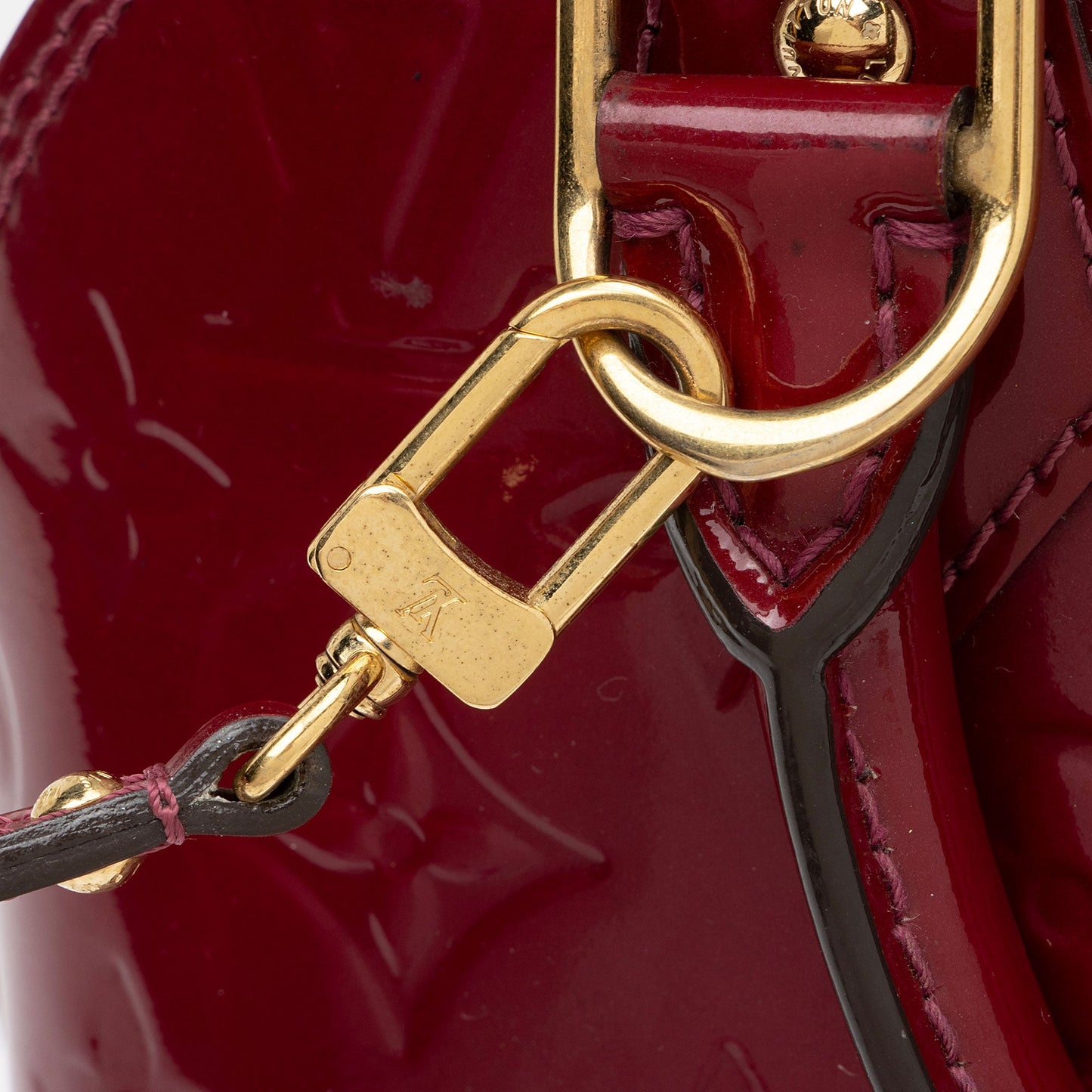 Louis Vuitton Monogram Vernis Alma BB Satchel (SHF-3pzOjE)