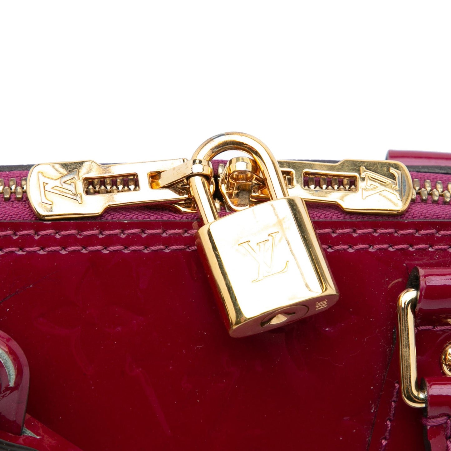 Louis Vuitton Monogram Vernis Alma BB (SHG-Mystay)