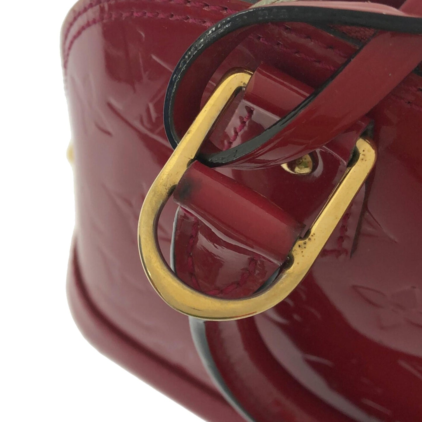 Louis Vuitton Monogram Vernis Alma BB (SHG-odonmp)