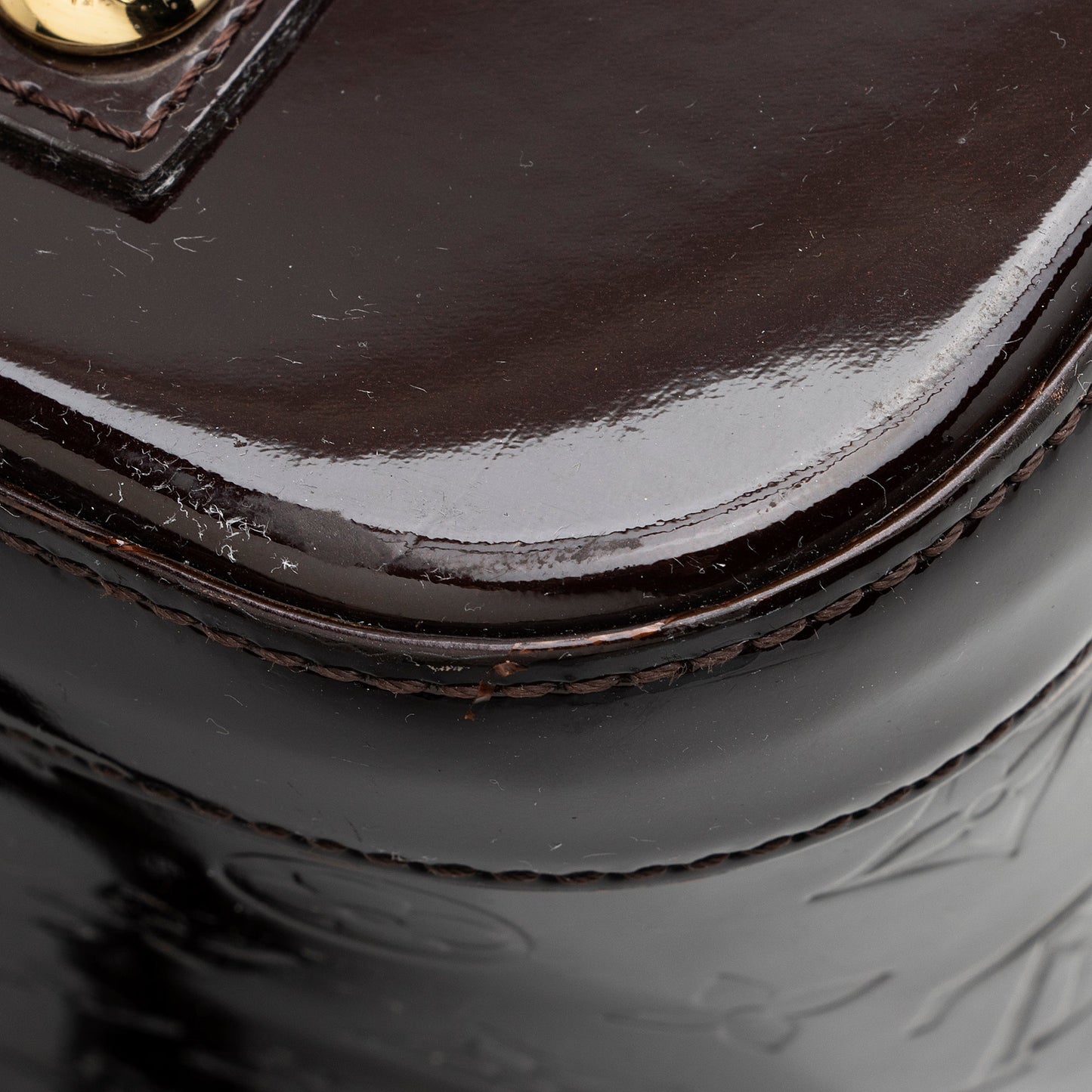 Louis Vuitton Monogram Vernis Alma PM Satchel (SHF-22167)