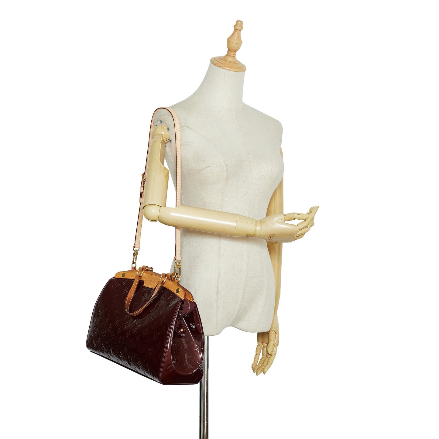 Louis Vuitton Monogram Vernis Brea MM (SHG-vOid25)
