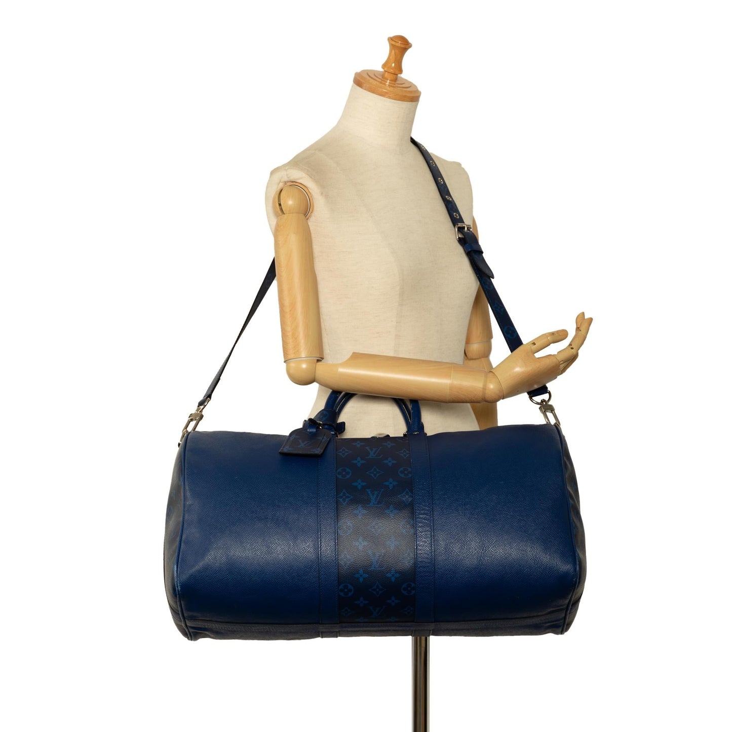 Louis Vuitton Taigarama Keepall Bandouliere 50 (SHG-K19pka)