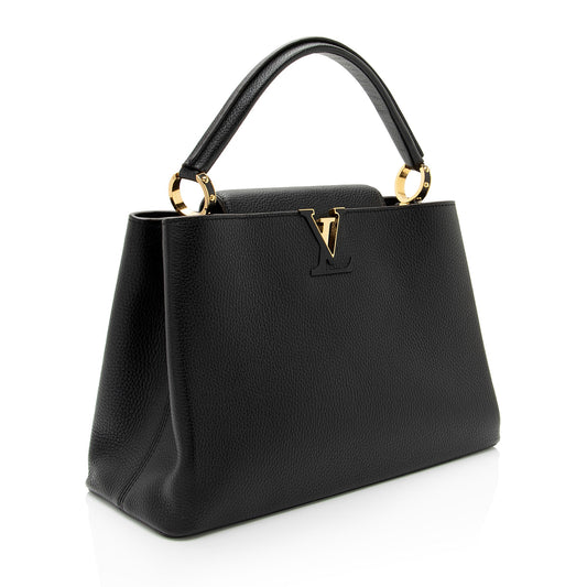 Louis Vuitton Taurillon Capucines MM Bag (SHF-N01Vii)