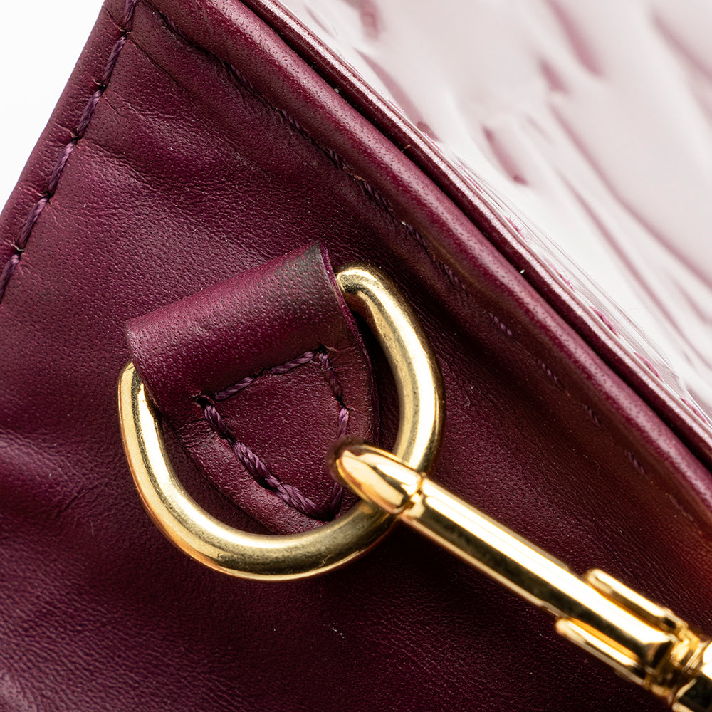 Louis Vuitton Vernis Sunset Boulevard Clutch (SHF-19813)