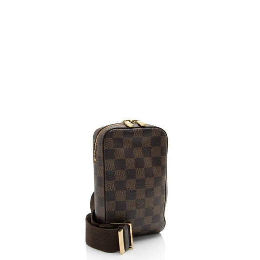 Louis Vuitton Vintage Damier Ebene Geronimos Sling Bag (SHF-7VGaUE)