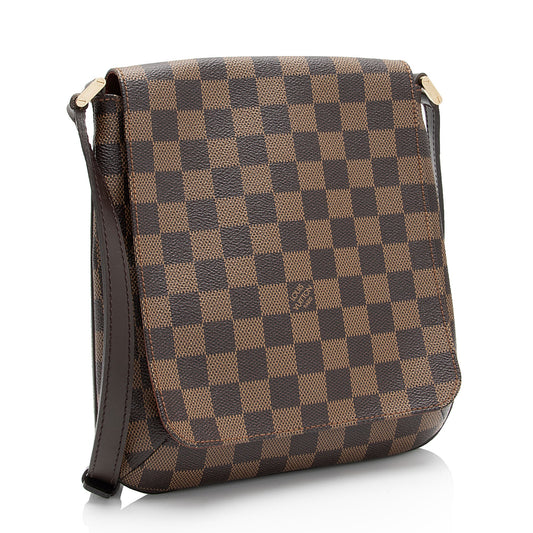 Louis Vuitton Vintage Damier Ebene Musette Salsa Shoulder Bag (SHF-IIsrMl)