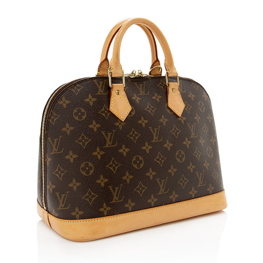 Louis Vuitton Vintage Monogram Canvas Alma PM Satchel (SHF-16874)
