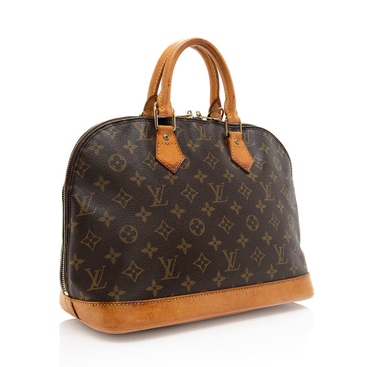 Louis Vuitton Vintage Monogram Canvas Alma PM Satchel (SHF-18559)