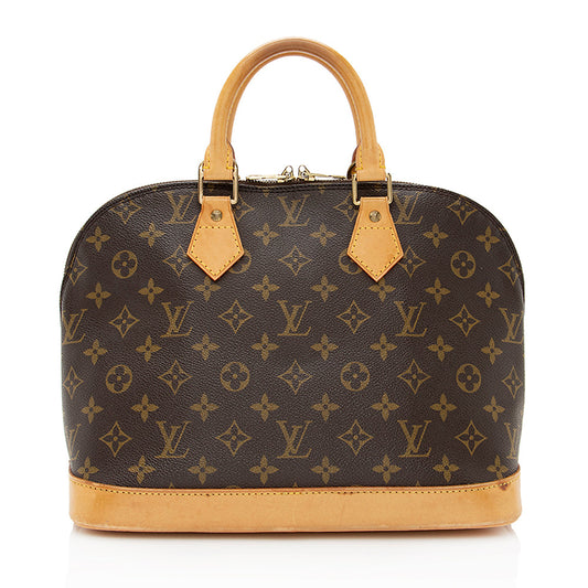 Louis Vuitton Vintage Monogram Canvas Alma PM Satchel (SHF-20942)