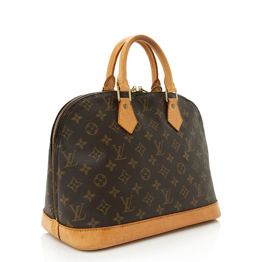 Louis Vuitton Vintage Monogram Canvas Alma PM Satchel (SHF-21739)