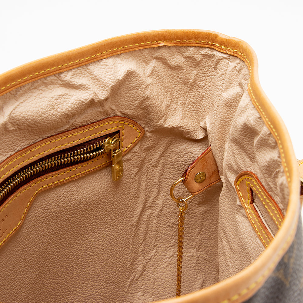 Louis Vuitton Vintage Monogram Canvas Bucket GM Tote (SHF-21446)
