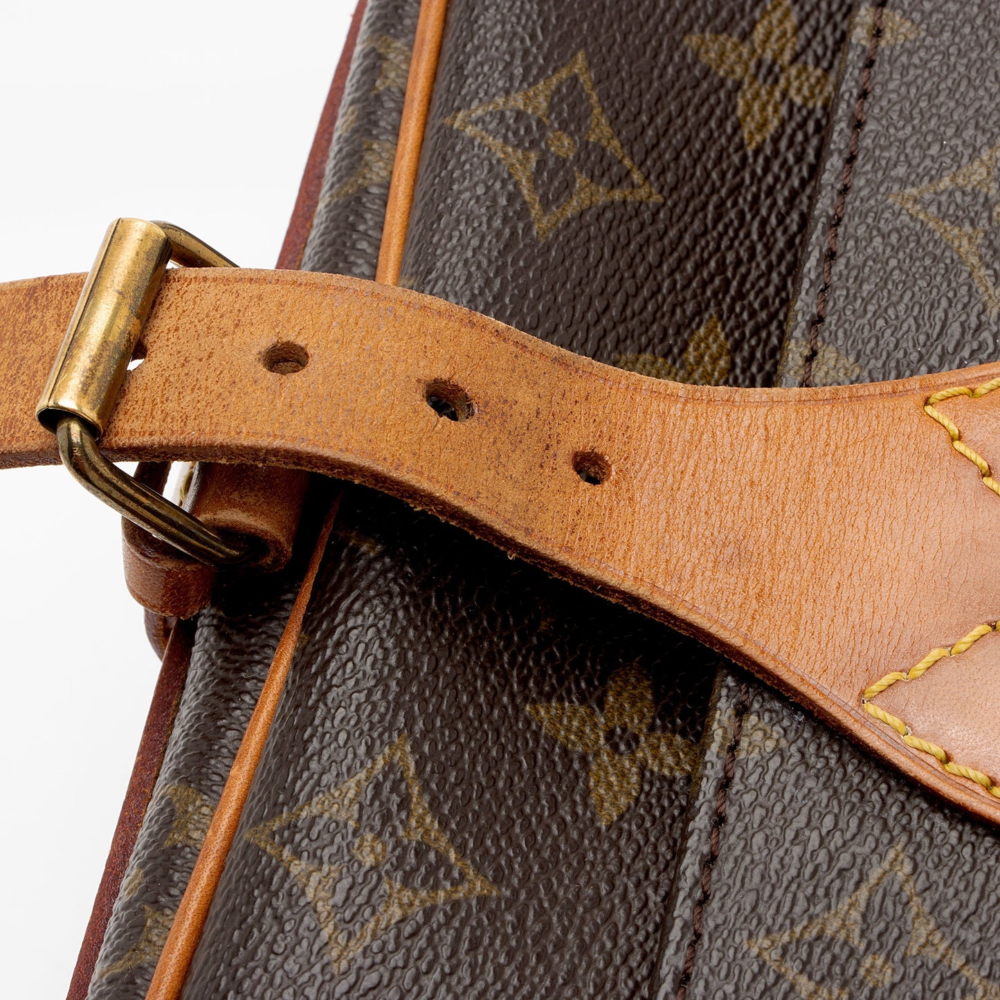 Louis Vuitton Vintage Monogram Canvas Cartouchiere GM Shoulder Bag (SHF-PPHKCM)