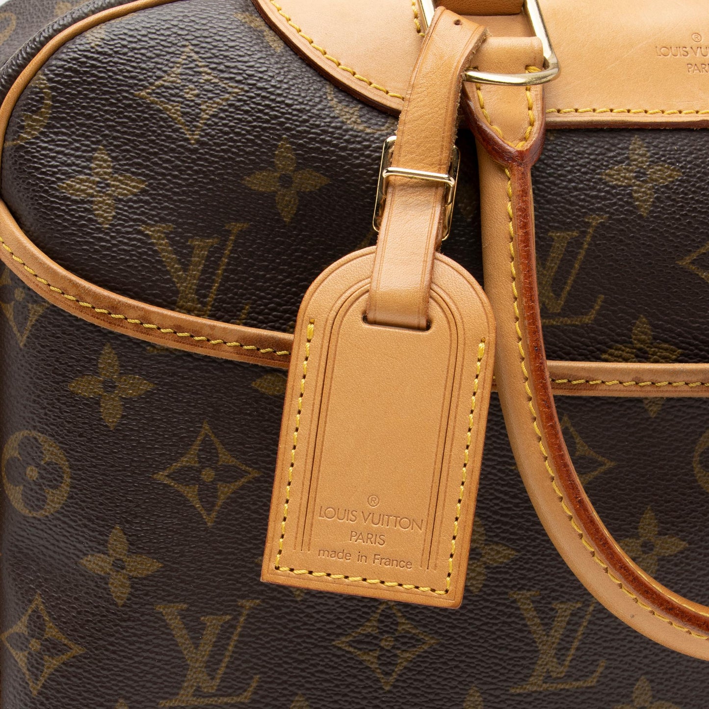 Louis Vuitton Vintage Monogram Canvas Deauville Satchel (SHF-DJEJ8X)