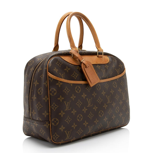 Louis Vuitton Vintage Monogram Canvas Deauville Satchel (SHF-U9qm82)