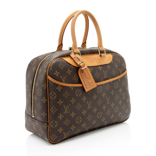 Louis Vuitton Vintage Monogram Canvas Deauville Satchel (SHF-dIho1k)